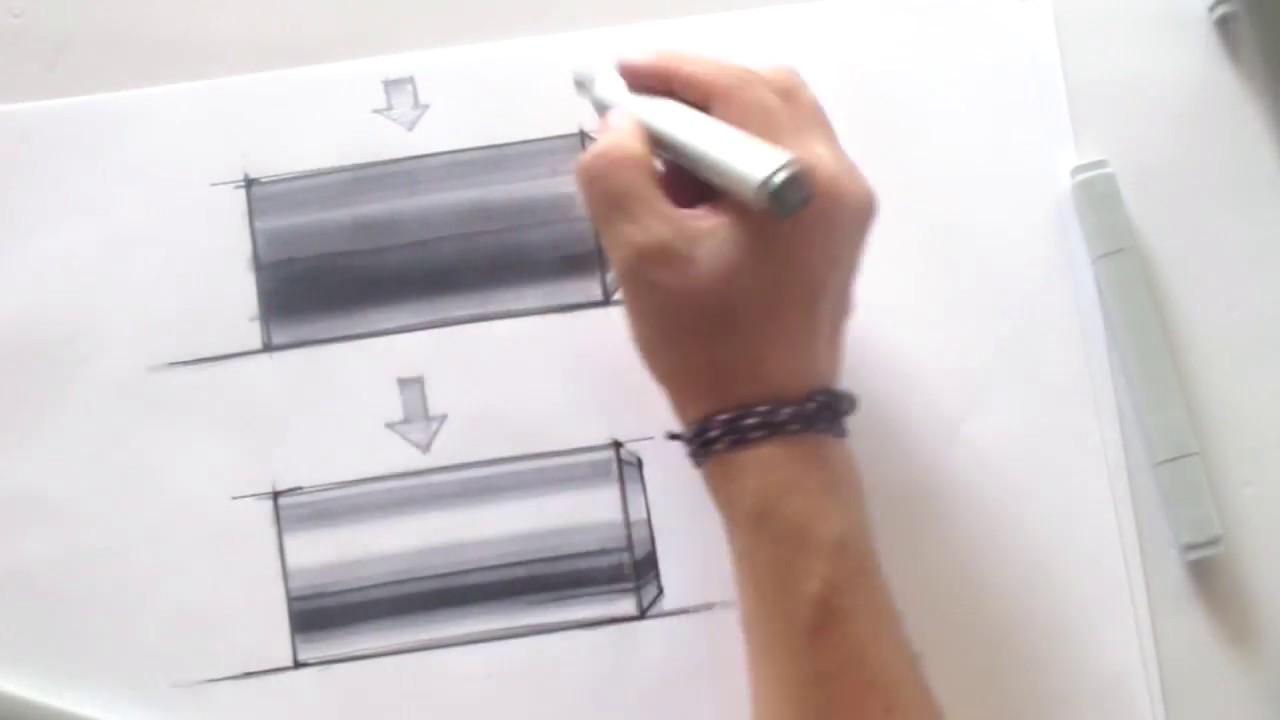 How to render metal cylinder.