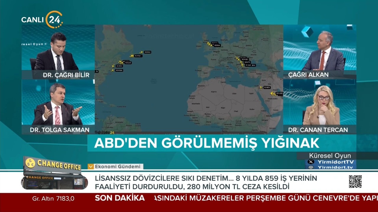 Çağrı Alkan ile “Küresel Oyun” / Abd’den Görülmemiş Yığınak – 22 02 2026