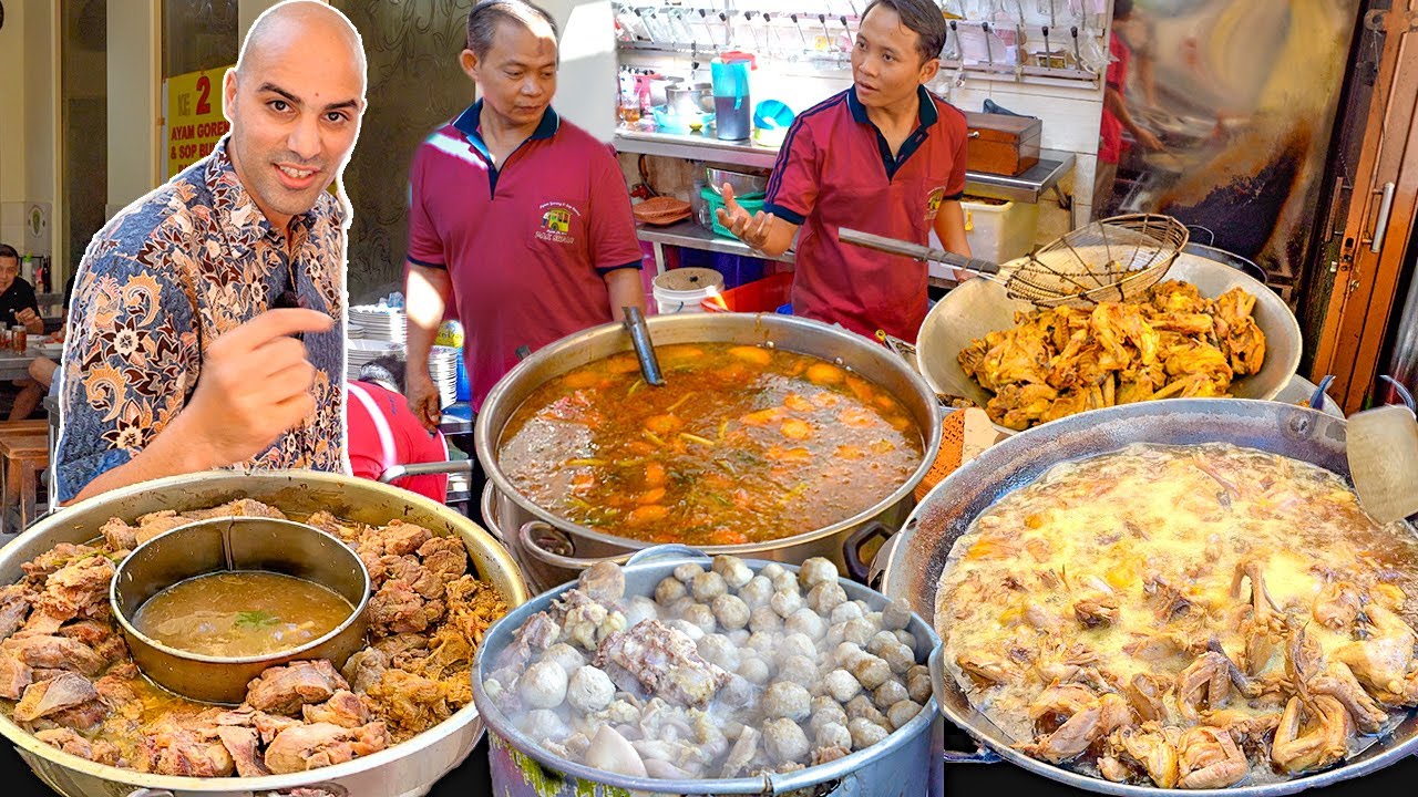 EXOTIC NASI GORENG + EXTREME BAKSO + Best AYAM GORENG - Indonesian Street food in Semarang