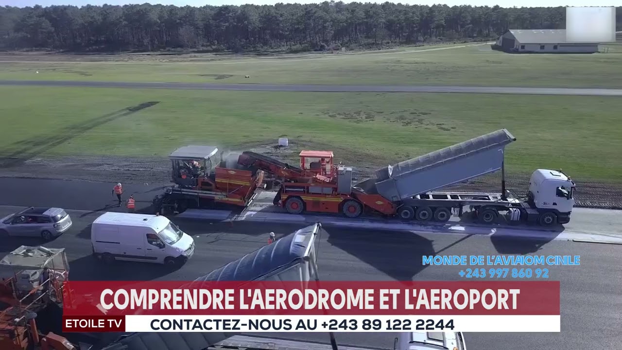 COMPRENDRE L'AERODROME ET L'AEROPORT/MONDE DE L'AVIATION CIVILE AVEC BETTY BENGAMA