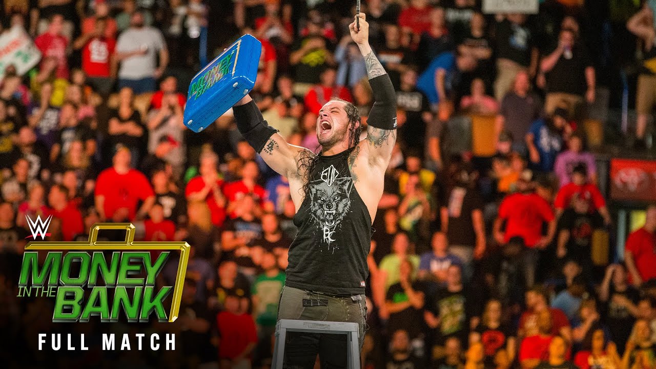 ПОЛНЫЙ МАТЧ: Лестничный матч WWE Money in the Bank за контракт на титул WWE: WWE Money in the Ban...