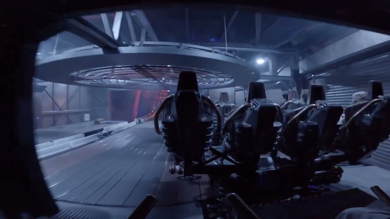 VOLTRON NEVERA onride at night #europapark #rollercoaster #voltron #freizeitpark #themepark #onride