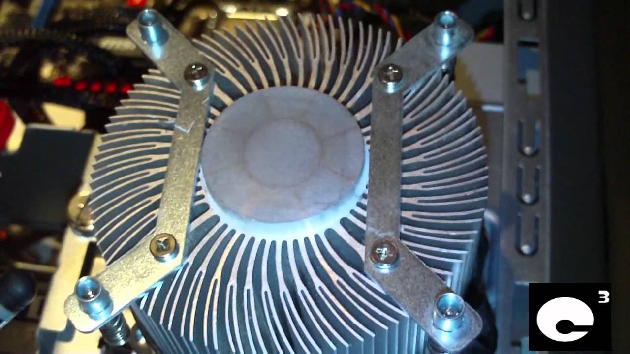How To Install a Modern Intel CPU Cooler with Back Plate