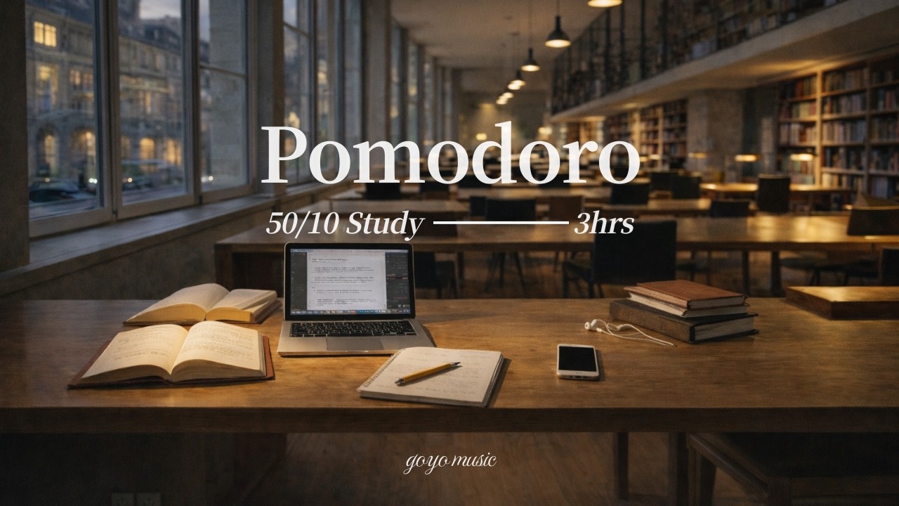 𝑷𝒍𝒂𝒚𝒍𝒊𝒔𝒕(가사X) 이번 학기 갓생 모드 ON 🙋 공부 시작 버튼 같은 플리 📚 50/10 뽀모도로 3시간