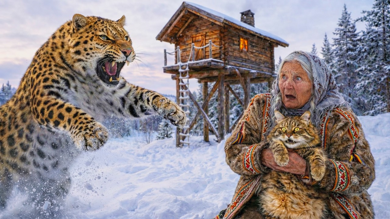 The Cheetah Was Seconds From the Wild Cat… Then an 80-Year-Old Woman Stepped Outside!