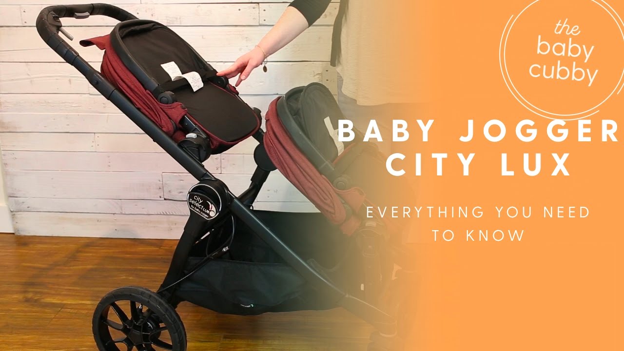 NEW 2017 Baby Joggers CITY LUX Double or Single Stroller HOW-TO