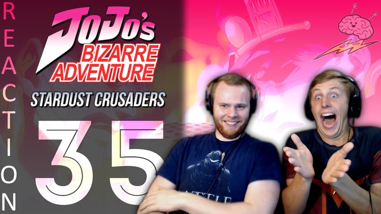 SOS Bros React - JoJo's Bizarre Adventure Part 3 Episode 35 - D'Arby vs Jotaro!!