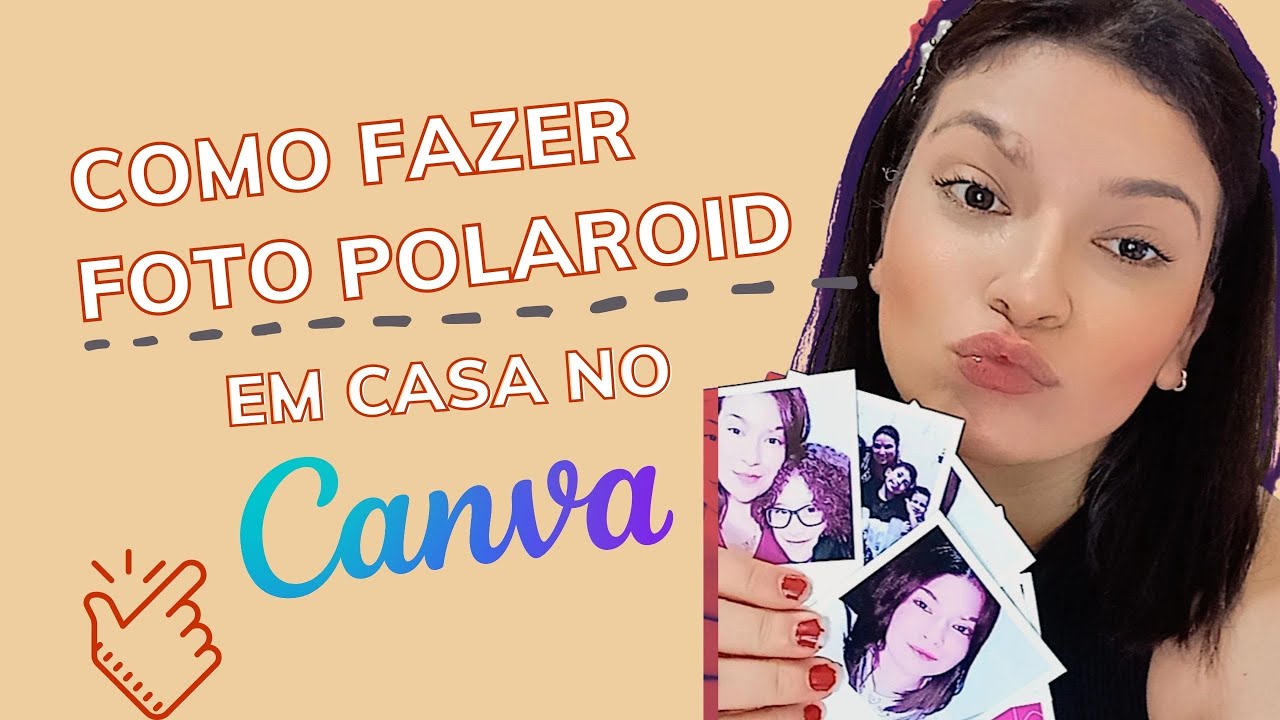 COMO FAZER FOTO POLAROID NO CANVA !!!! #canva