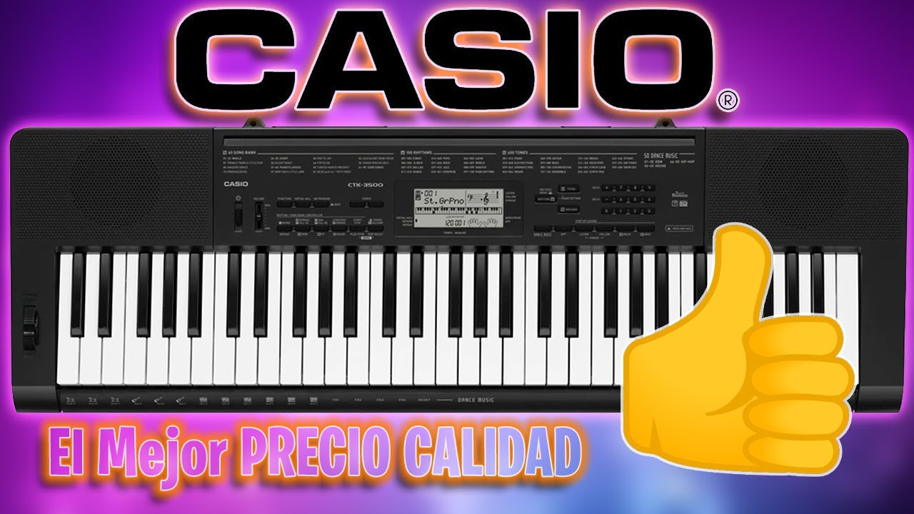 Teclado CASIO Ctk-3500 61 teclas sensitivas para tus inicios! Review Settings