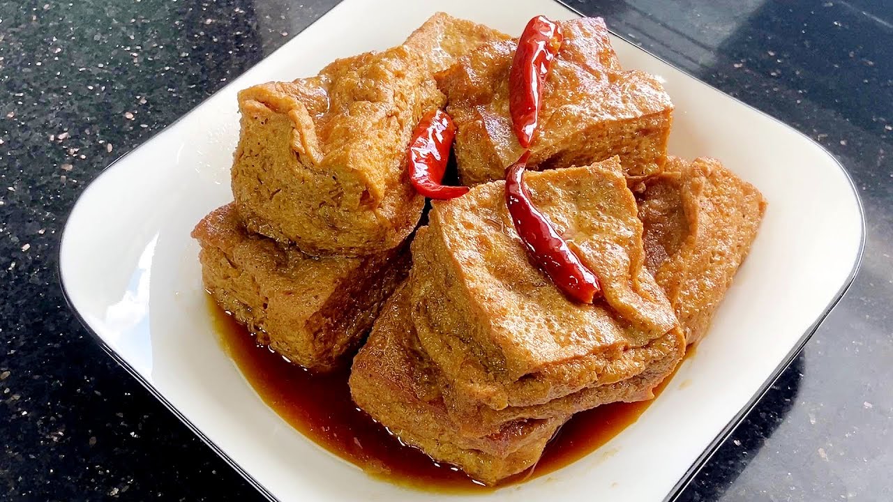 鹵豆腐，潮汕人愛吃的一道家常菜，簡單好吃，一塊豆腐能下兩碗飯【我是馬小壞】