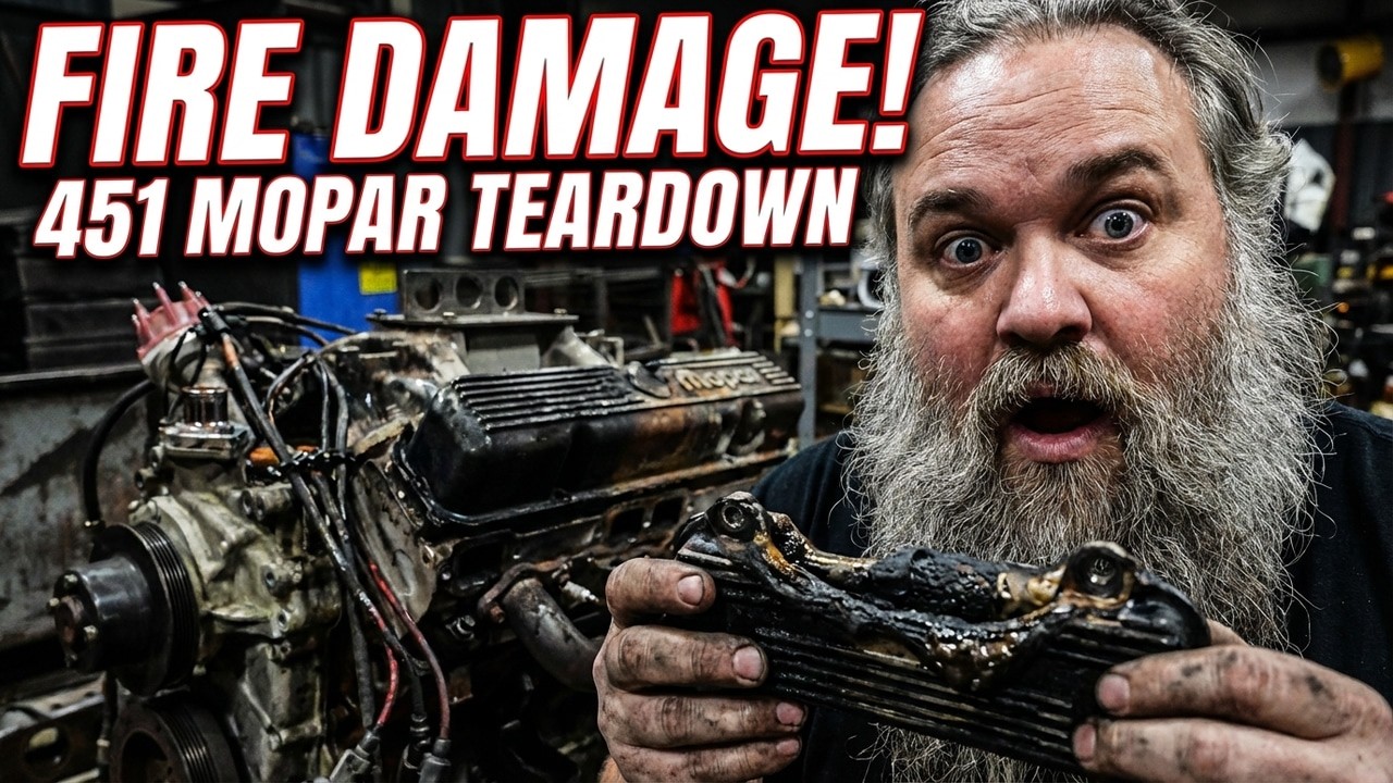 451 Mopar Stroker Fire Damage Teardown at Uncle Bob McVay Motorsports