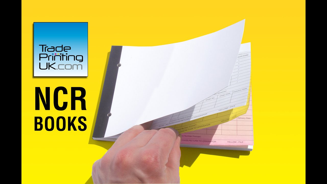 Invoice Books - Printed Custom Carbonless Invoices from Trade Printing UK from &pound;48
