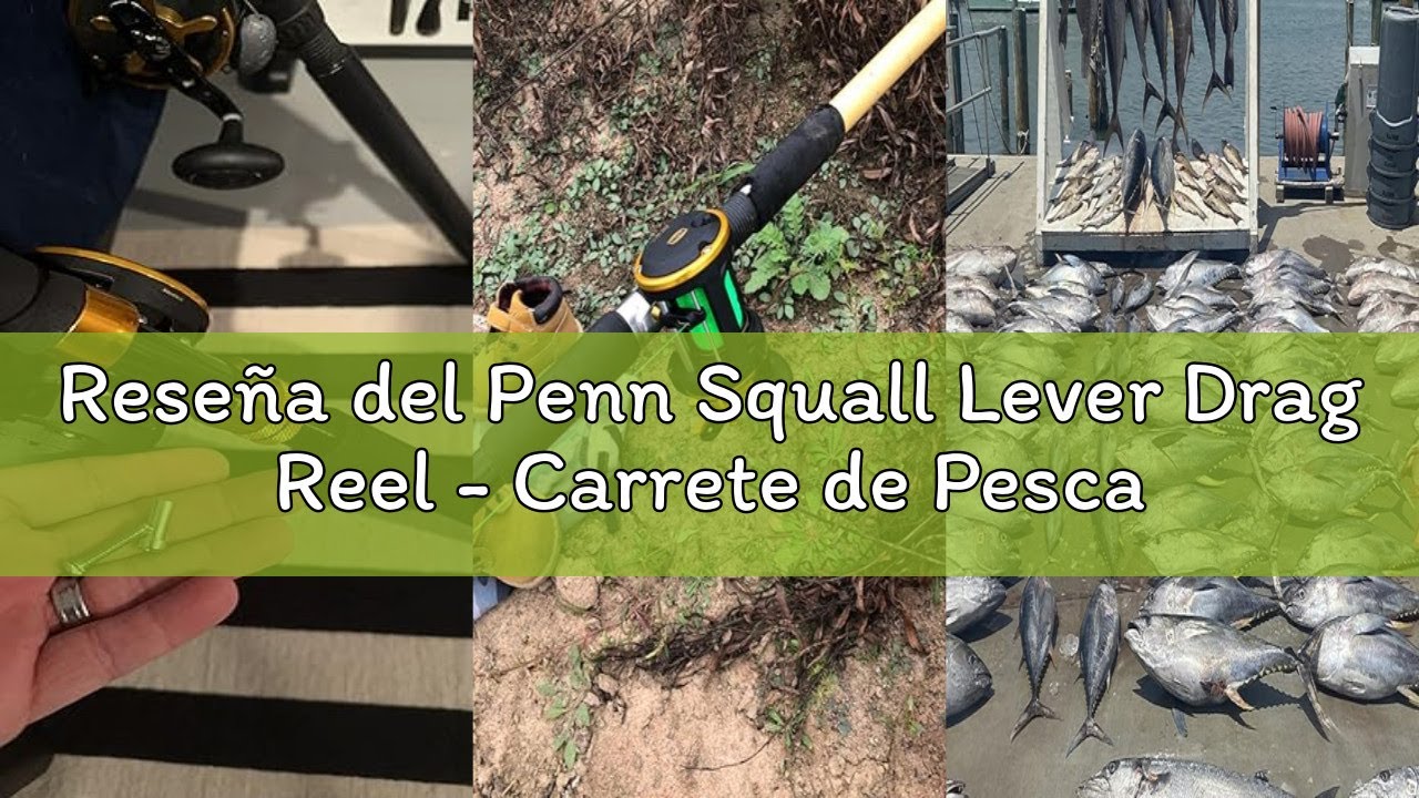 Reseña del Penn Squall Lever Drag Reel - Carrete de Pesca