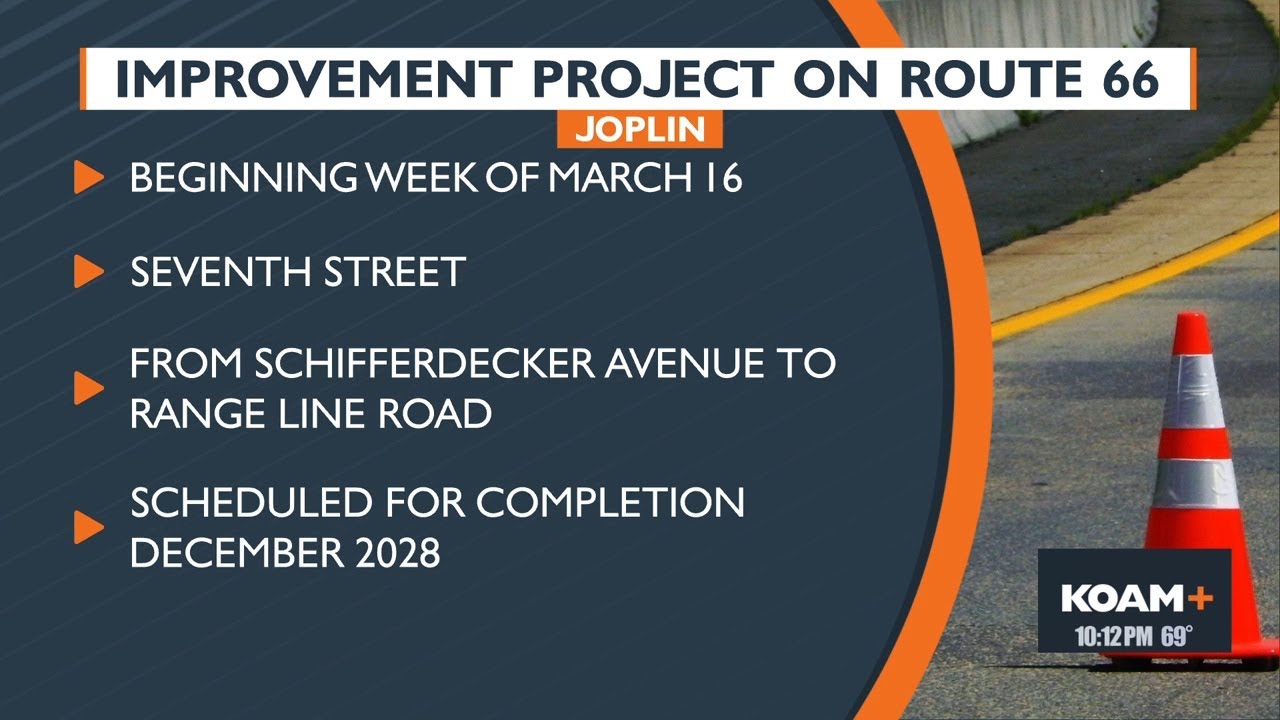 7th street improvement project in Joplin