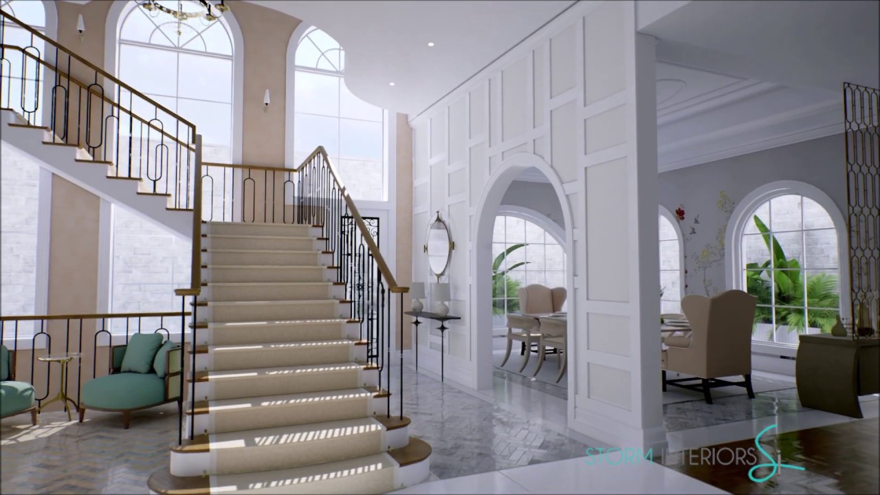 Unreal Engine 4 Archviz - Interior Entry and Dining Room