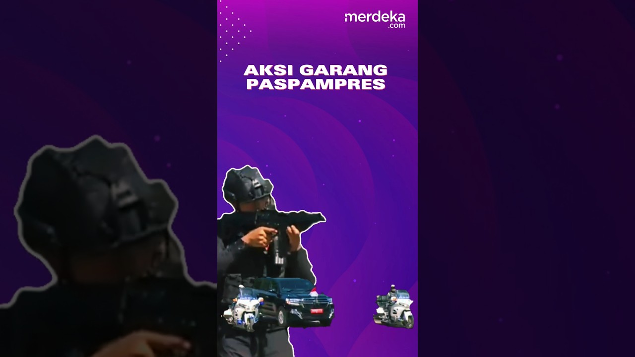 Paspampres Unjuk Gigi Pamer Kehebatan Jaga Presiden #merdekadotcom #paspampres