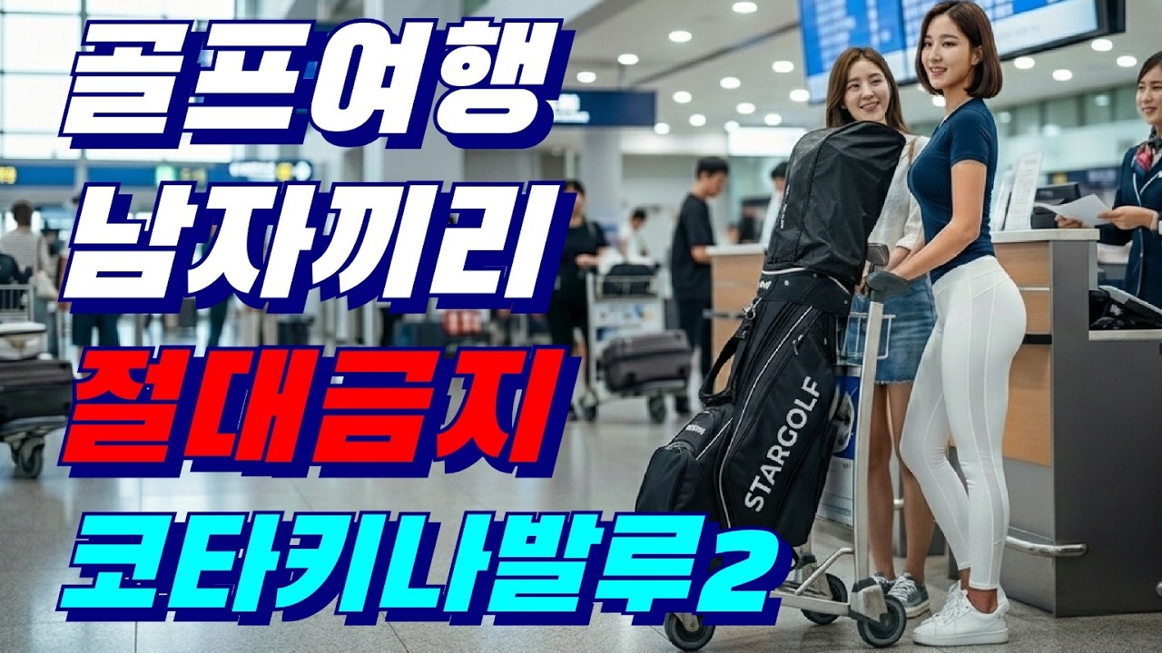 남자끼리 간다구요? 굳이? #코타키나발루 #골프여행