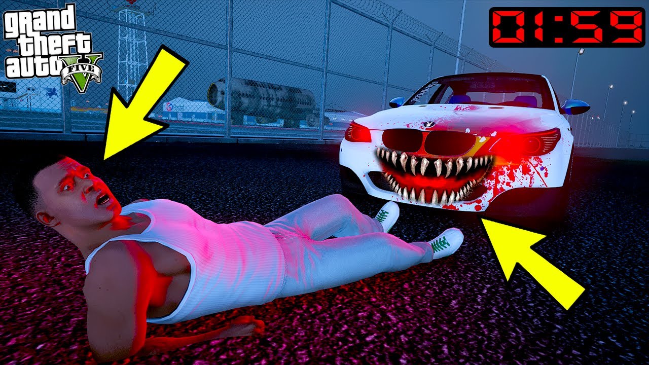 GECE 01:59'DA ORTAYA ÇIKAN KATİL ARABA BENİ KOVALADI! - GTA 5