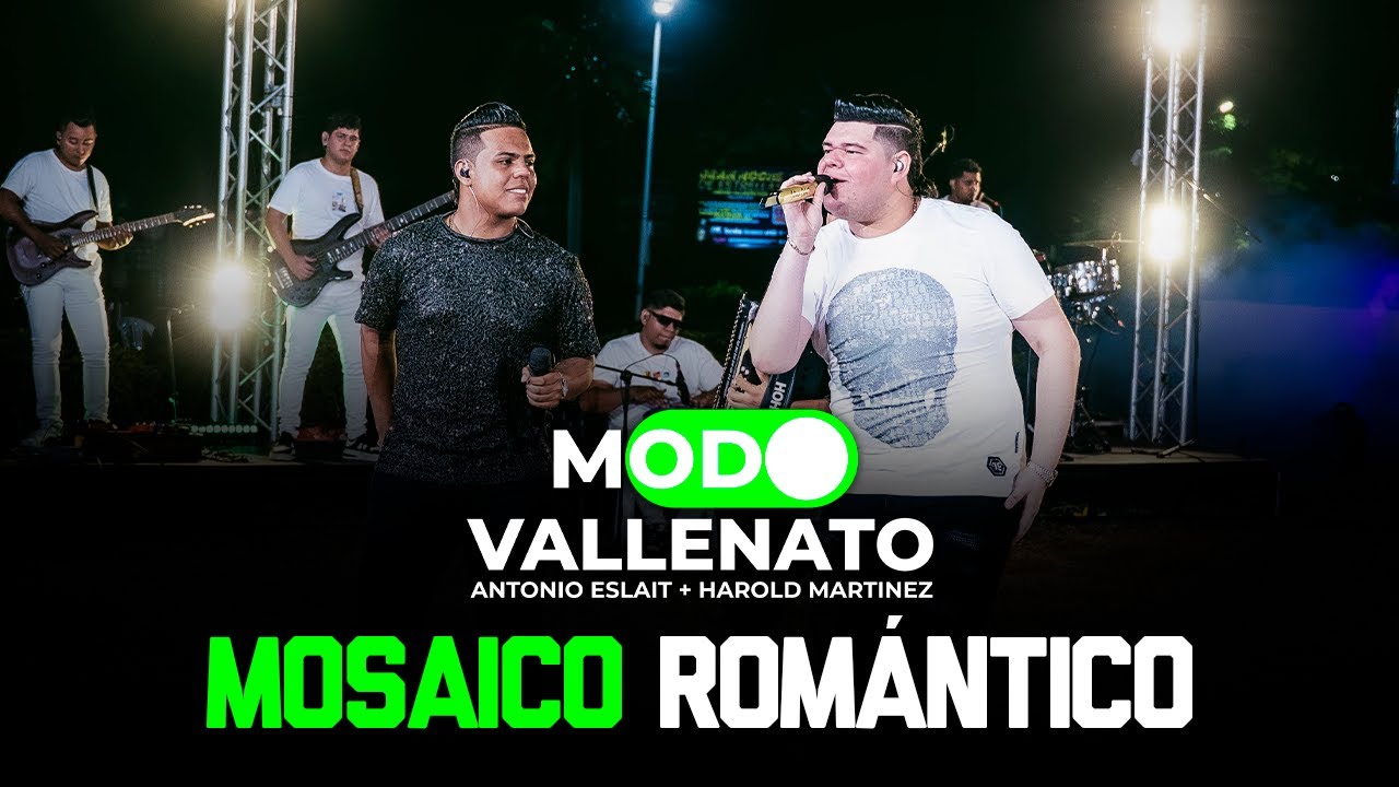 MOSAICO ROMÁNTICO - ANTONIO ESLAIT & HAROLD MARTINEZ (FEAT. HAFFIT DAVID) - MODO VALLENATO