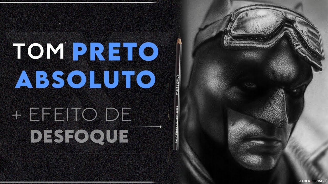 Como Alcançar um Tom Preto Absoluto com o Carvão nos Desenhos Realistas