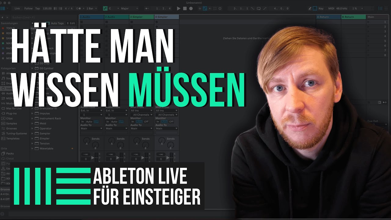5 Tipps f&uuml;r den einfachen Einstieg in Ableton Live &ndash; Musikproduktion f&uuml;r Anf&auml;nger