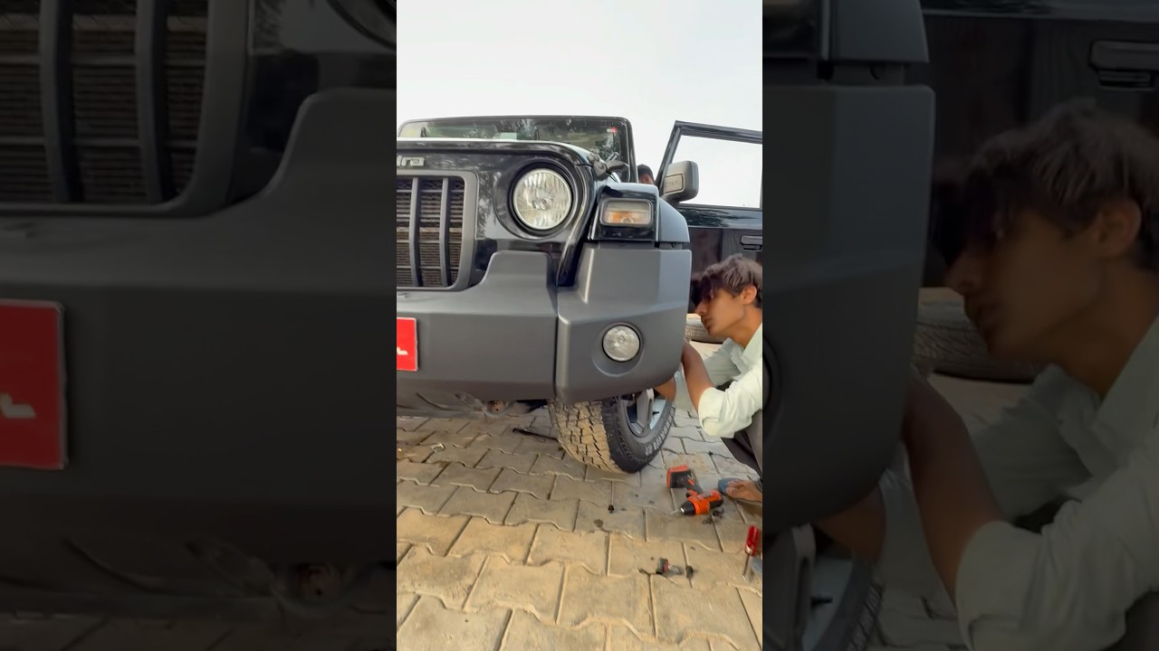 Thar car Foglamp install 