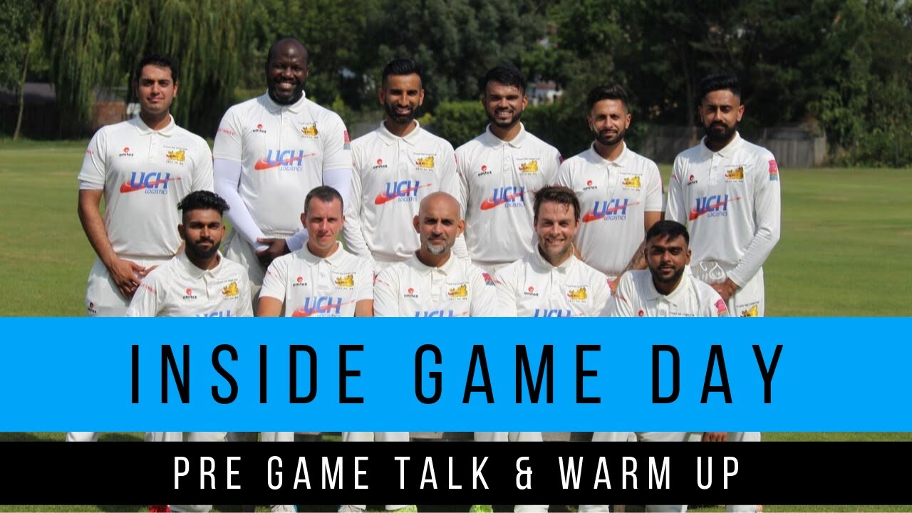 INSIDE CRICKET GAME DAY | PART 1 - THE PRE GAME TALK AND WARM UP
