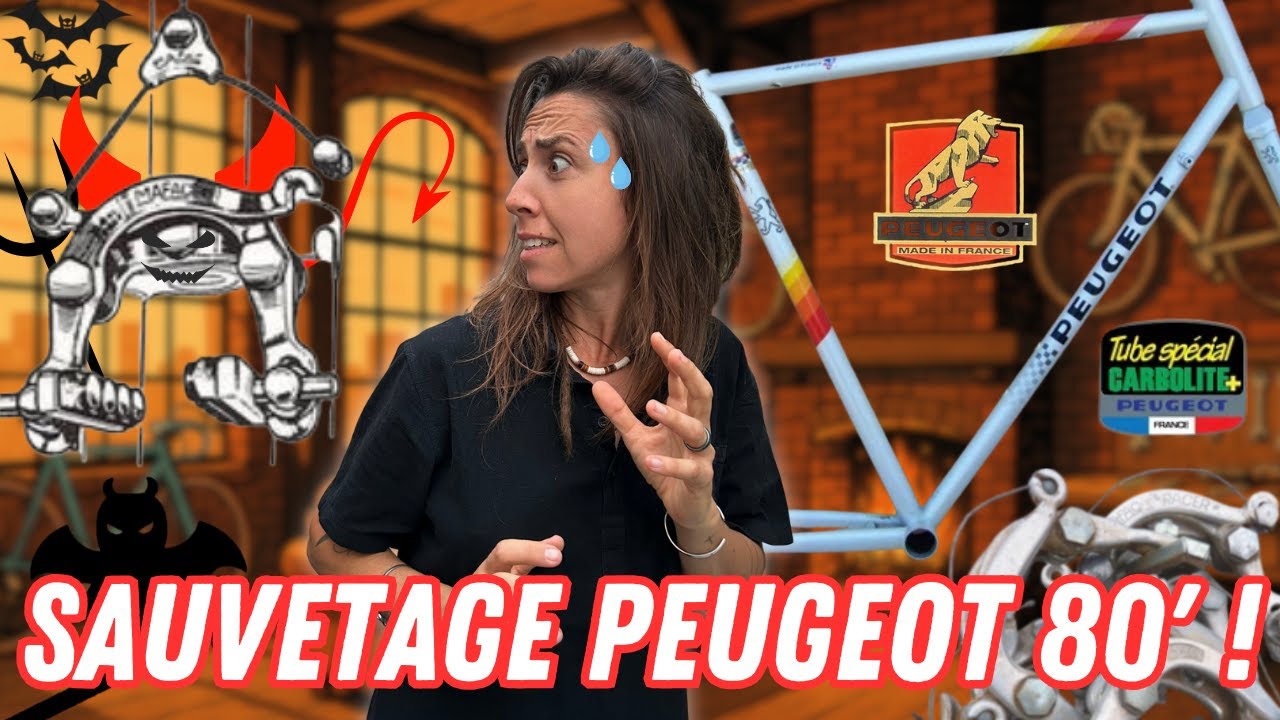 Il allait DROIT DANS LE MUR (sauvetage pas à pas) - Peugeot 80'