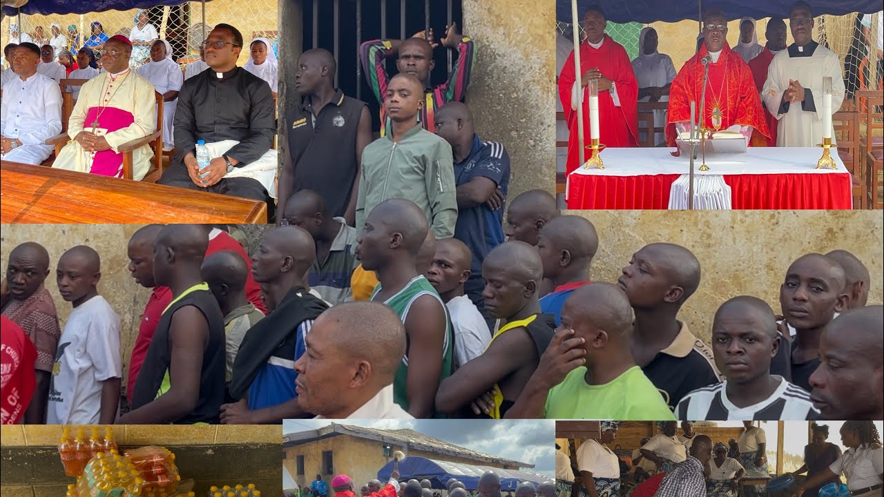 Рождественский визит епископа Агапитуса Нфона в главную тюрьму Кумба (26 декабря 2025 г.).