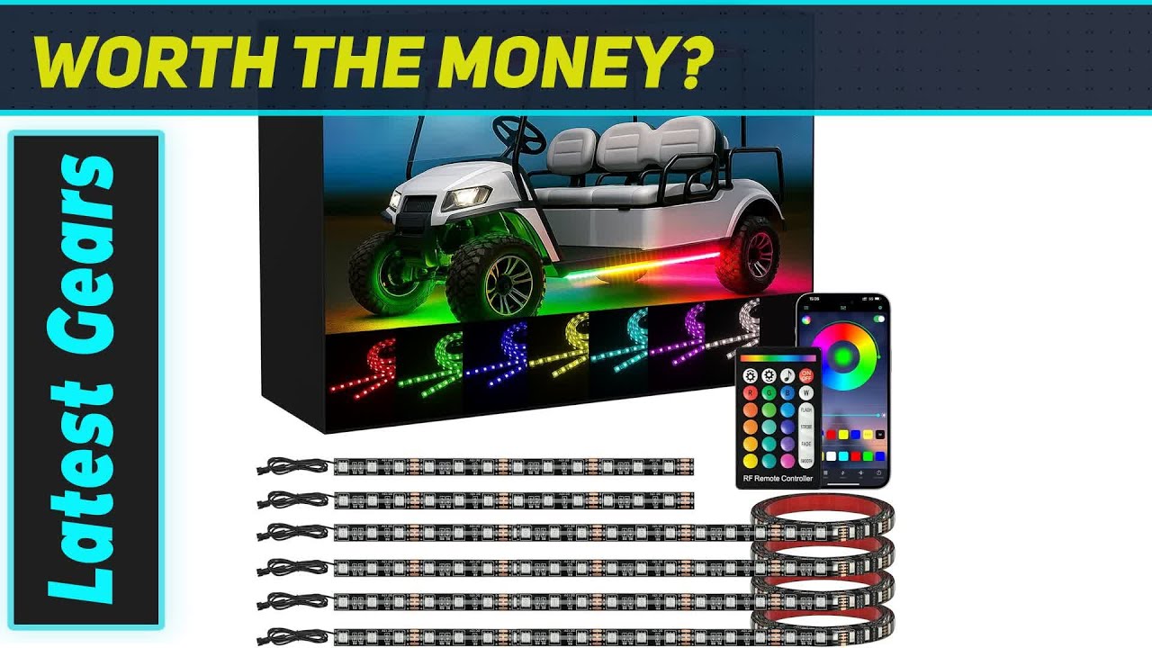 OMEIPMEO 6PCS Golf Cart Underglow Kit: The Ultimate Ride Transformation!