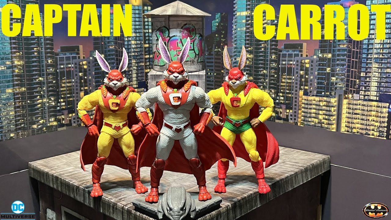 McFarlane DC Multiverse Captain Carrot Zoo Crew Glow In The Dark Action Figure Review & Comparison