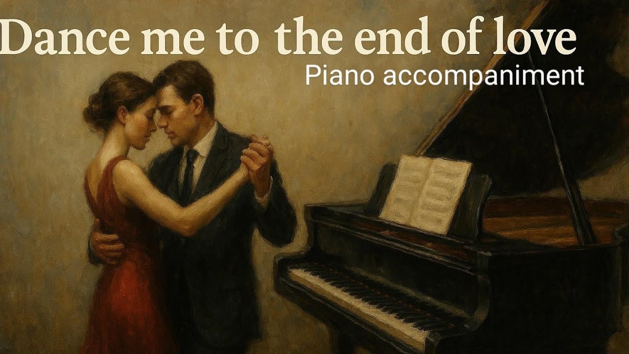 Dance me to the end of love (cover-piano accompaniment)