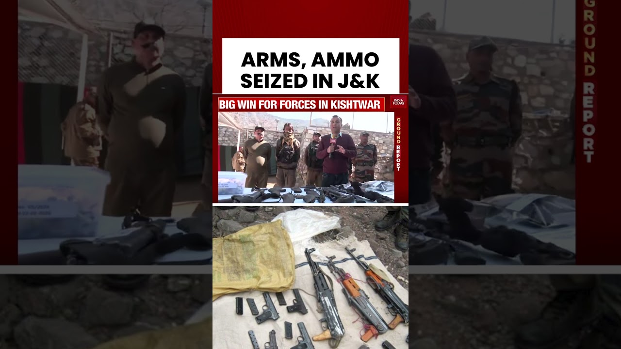 Huge Cache of Arms & Ammunition Seized in Kishtwar | Jammu and Kashmir | Encounter News