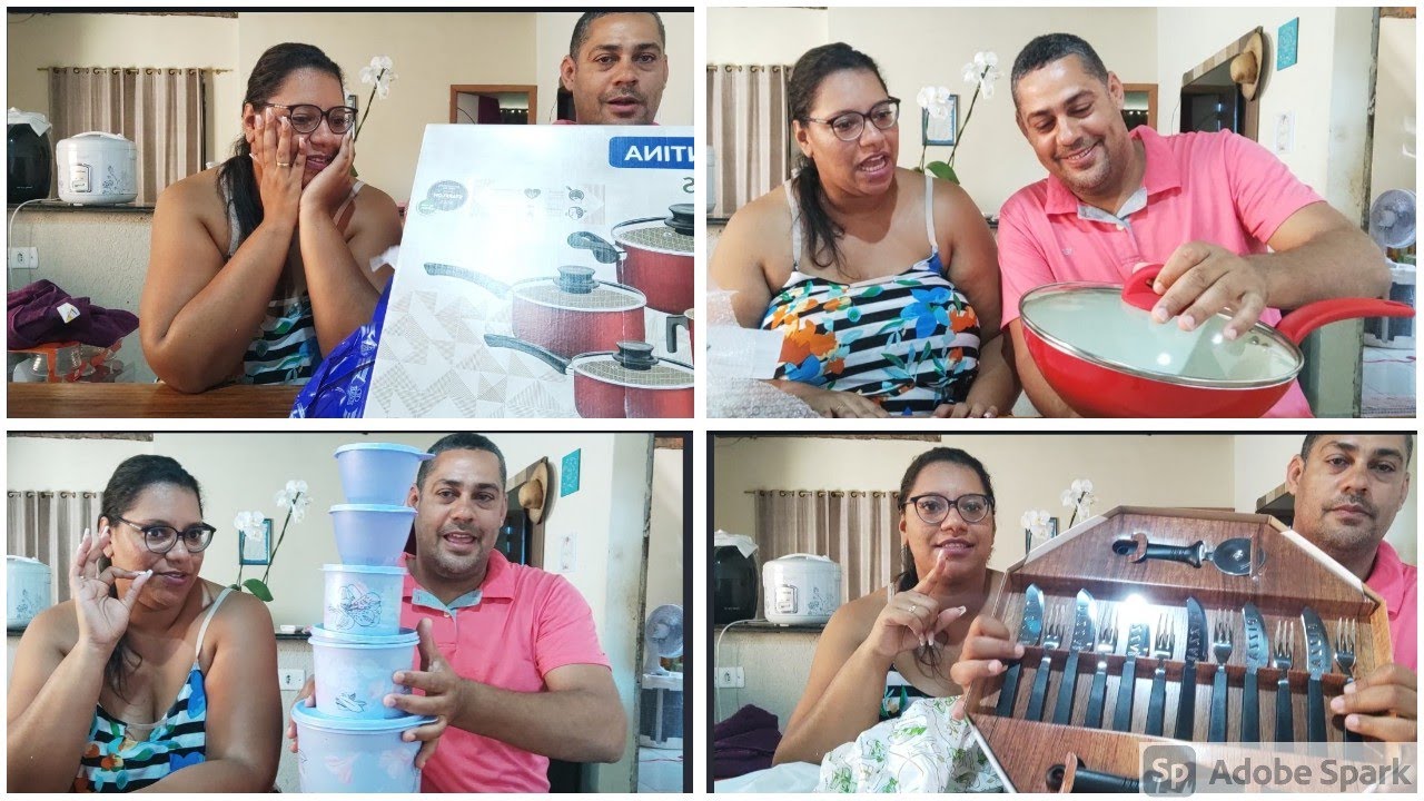 ABRINDO OS PRESENTES DE CASAMENTO