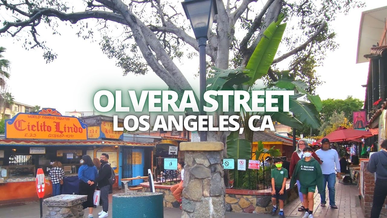 Exploring Olvera Street in Downtown Los Angeles, California USA Walking Tour #oliverastreet #la