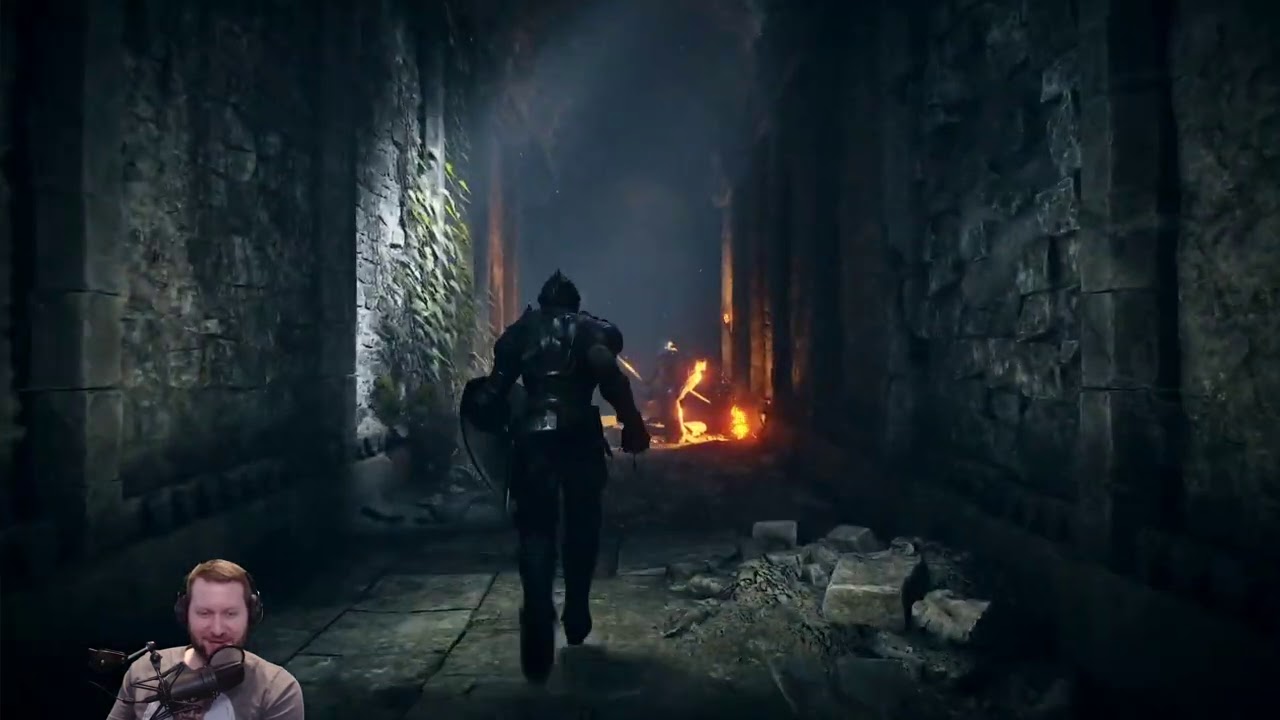 Трансляция игрового процесса Demon's Souls Remake на PS5.