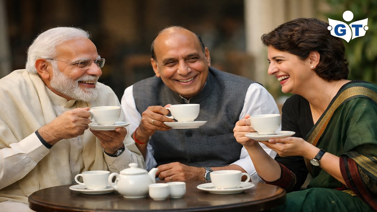 A Rare Sight; PM Modi Shares Laughter with Opposition MPs | GT ISL