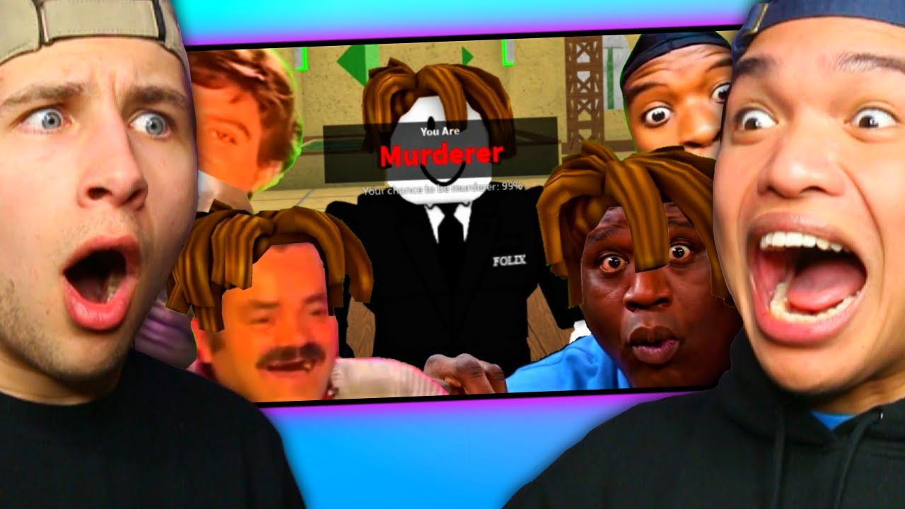 ROBLOX Murder Mystery 2 Funny MEMES! [#4] (Reaction)
