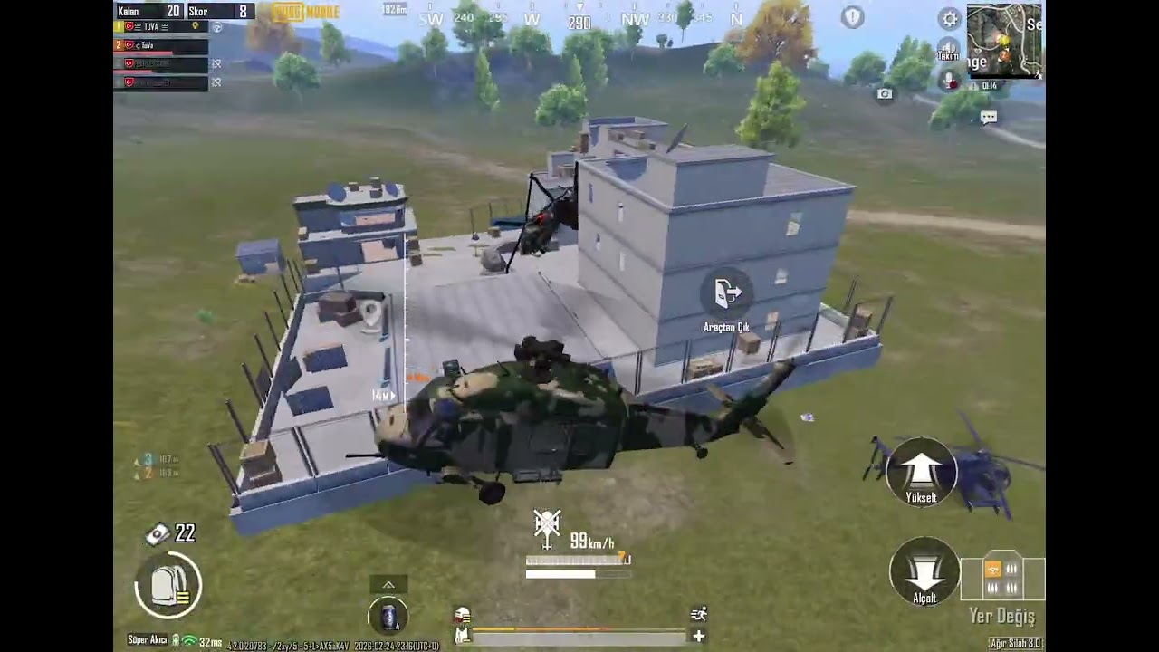 OYUN SONU ÇOK İYİDİ 4vs1 PUBG MOBİLE AĞIR SİLAH MODU 