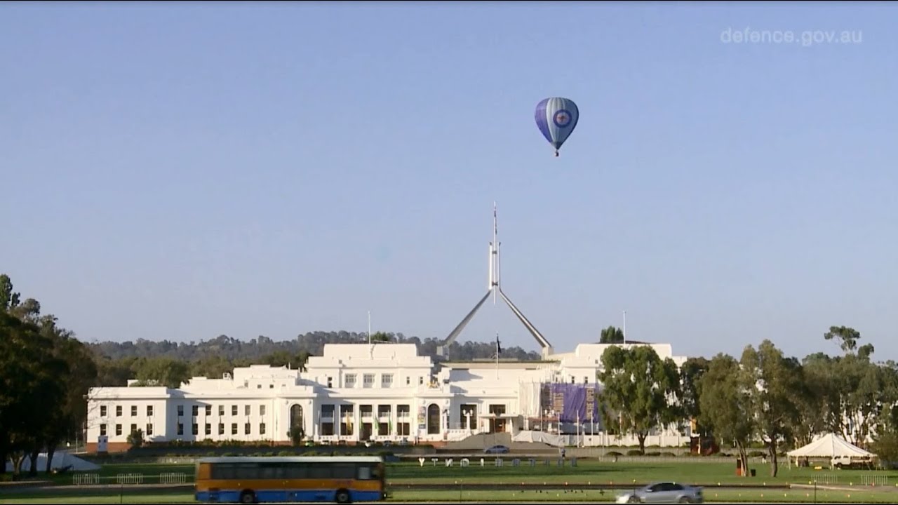 RAAF Balloon Flight Over Canberra
