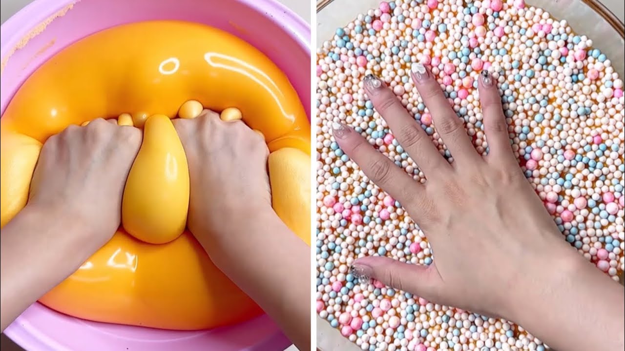 Most Relaxing and Satisfying Slime Videos #618 //Fast Version // Slimeing //
