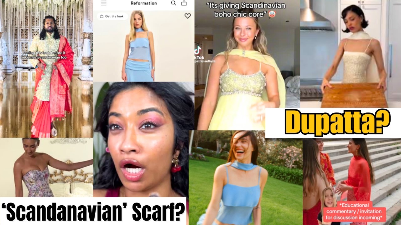 Это скандинавский шарф или просто дупатта? | Культурная апроприация против признания