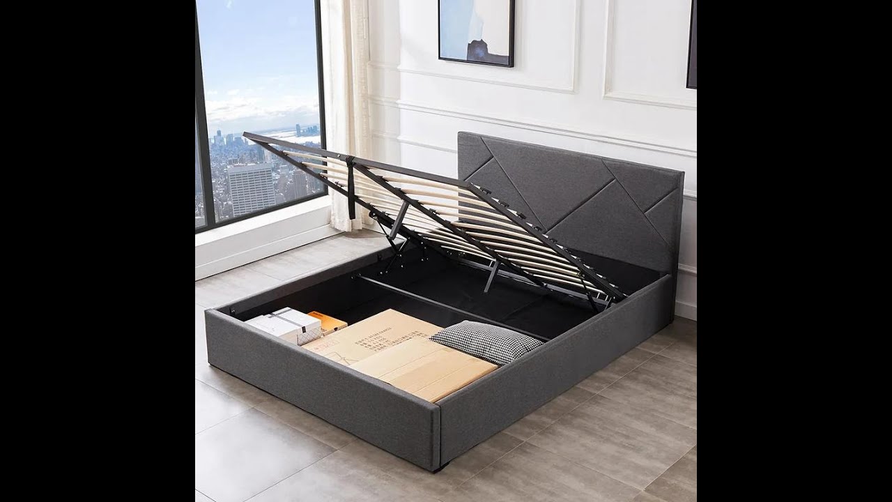 Wayfair &mdash;&mdash;Hantsport Upholstered Platform Bed Assembly Video