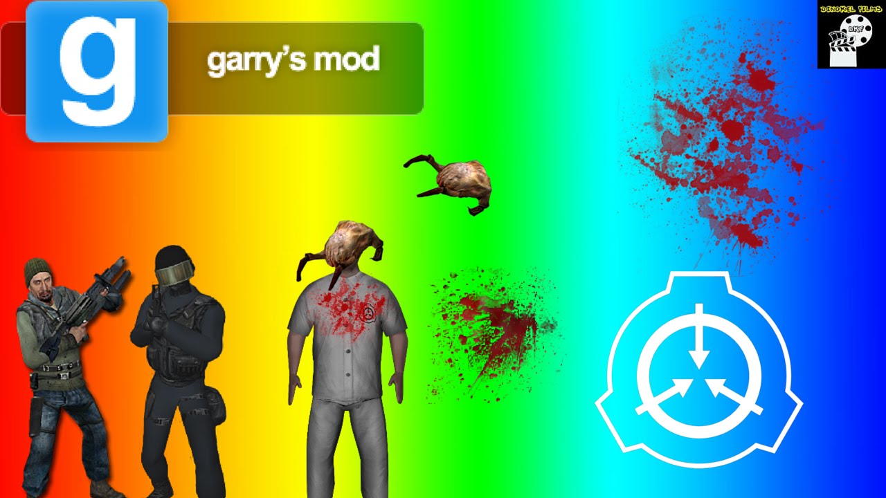 Gmod SCP Испытание побега от Головокраба!
