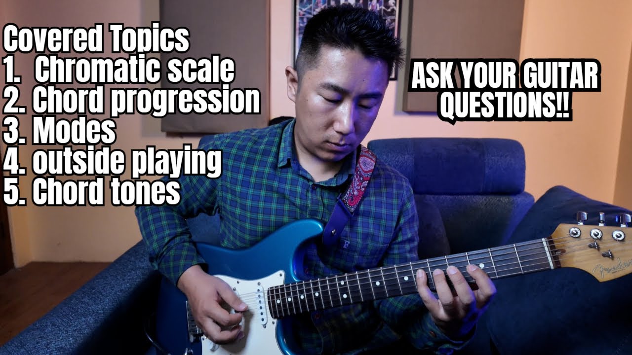 Live Guitar QnA: Ask Me Anything (AMA) - Interactive Lessons 7