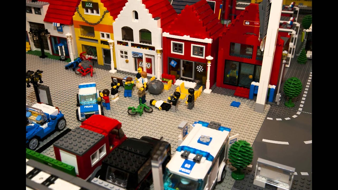 Politie arrestatie met lego