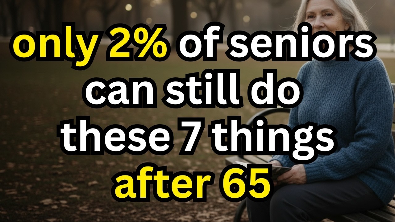 Ages 65-85 and can still do these 7 things you're in the TOP 2%