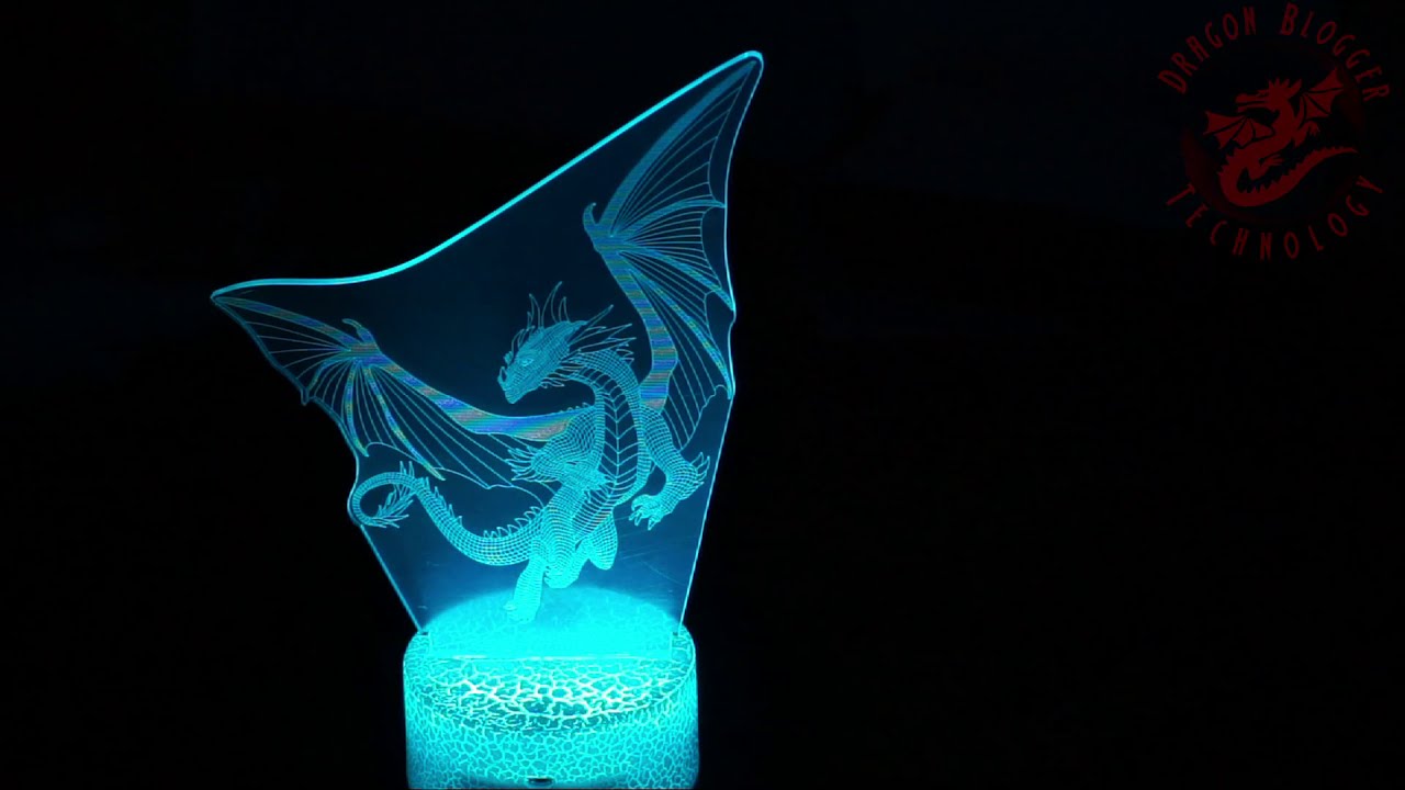 3D Dragon Lamp Unboxing