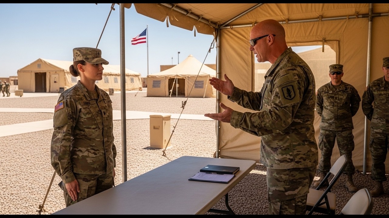 Plukovník ji nazval „k ničemu“ — dokud ho před všemi nesrazila k zemi