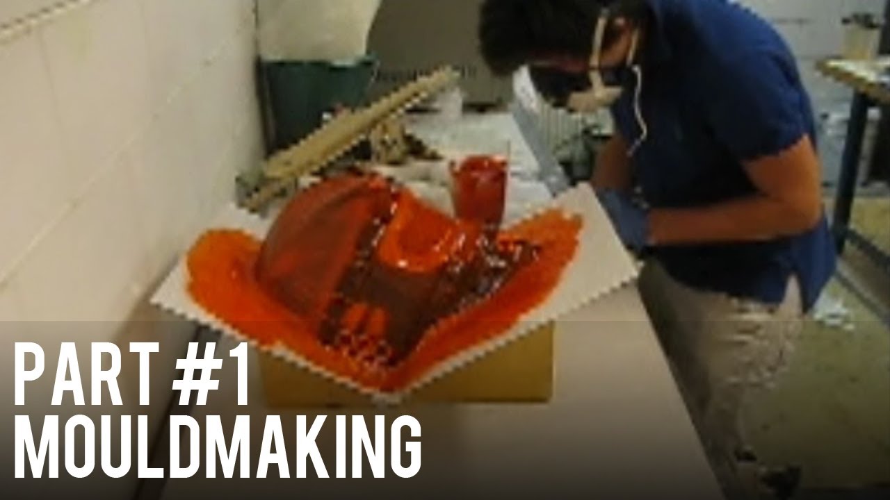 Carbon & Kevlar Hockey Helmet - Part 1 - (Mould Making)